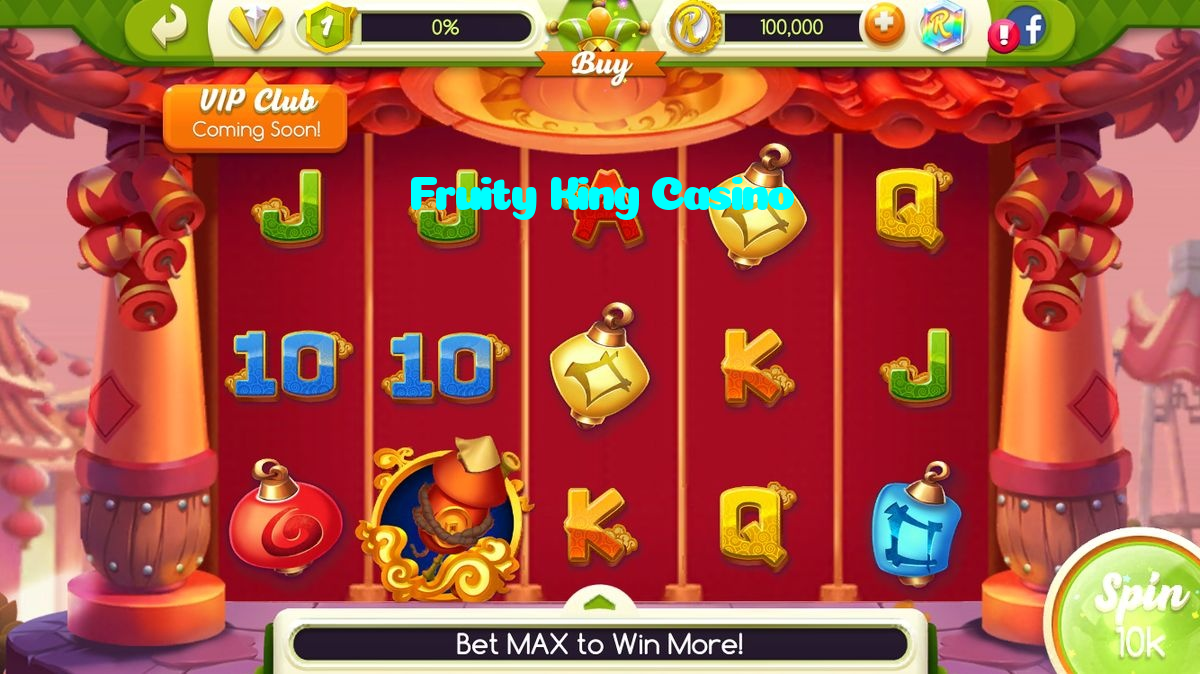 Fruity King Casino casino presented on mobile device in Pakistan with slots and live games
